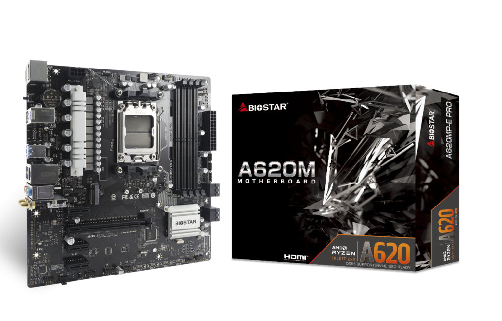 Biostar A620mp-  Pro Socket Am5 Motherboard Bundkort Geekd Dk