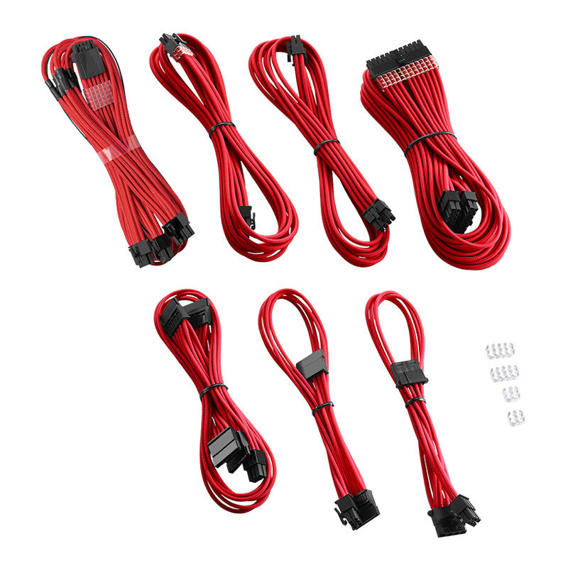 Cablemod  -series Pro Modmesh 12vhpwr Cable Kit For Corsair Rm  Rmi  Rmx  Black Label  Red Kabelforlænger Geekd Dk