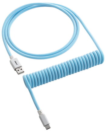 Cablemod Classic Coiled Keyboard Cable Usb-  To Usb Type    Blueberry Cheesecake 150cm Usb Kabler Geekd Dk
