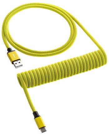 Cablemod Classic Coiled Keyboard Cable Usb-  To Usb Type    Dominator Yellow 150cm Usb Kabler Geekd Dk