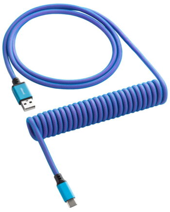 Cablemod Classic Coiled Keyboard Cable Usb-  To Usb Type    Galaxy Blue 150cm Usb Kabler Geekd Dk