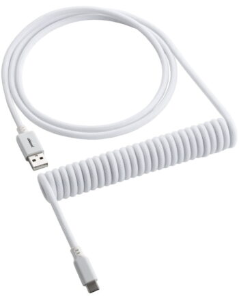 Cablemod Classic Coiled Keyboard Cable Usb-  To Usb Type    Glacier White 150cm Usb Kabler Geekd Dk