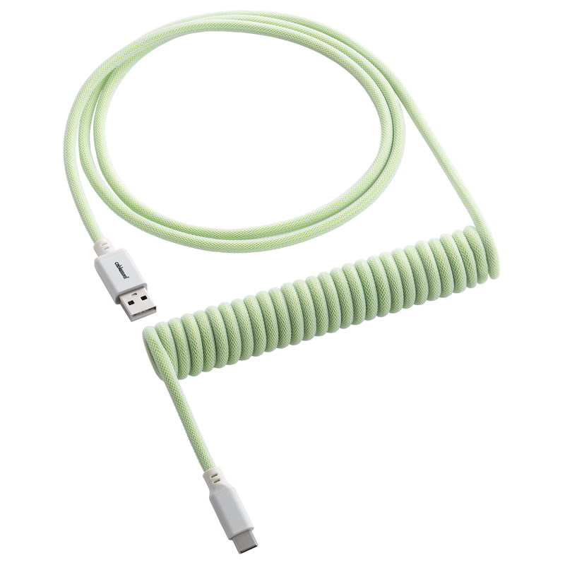 Cablemod Classic Coiled Keyboard Cable Usb-  To Usb Type    Lime Sorbet 150cm Usb Kabler Geekd Dk