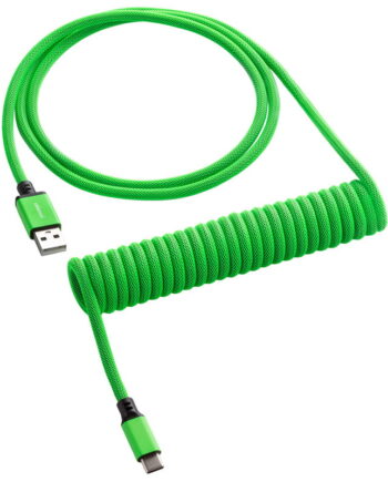 Cablemod Classic Coiled Keyboard Cable Usb-  To Usb Type    Viper Green 150cm Usb Kabler Geekd Dk