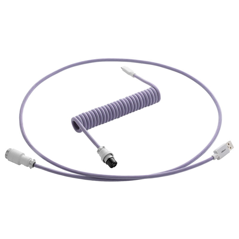 Cablemod Pro Coiled Keyboard Cable Usb   To Usb Type    Rum Raisin 150cm Usb Kabler Geekd Dk