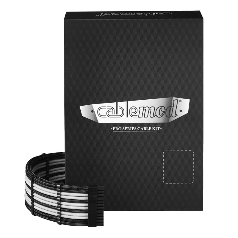Cablemod Pro Modmesh  -series Rmi Rmx Cable Kit Black White Kabelforlænger Geekd Dk