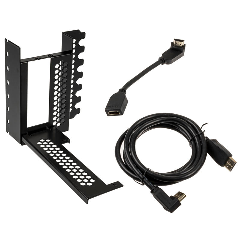 Cablemod Vertical Pci-  Bracket Hdmi   Displayport Black Kabinet Tilbehør Geekd Dk