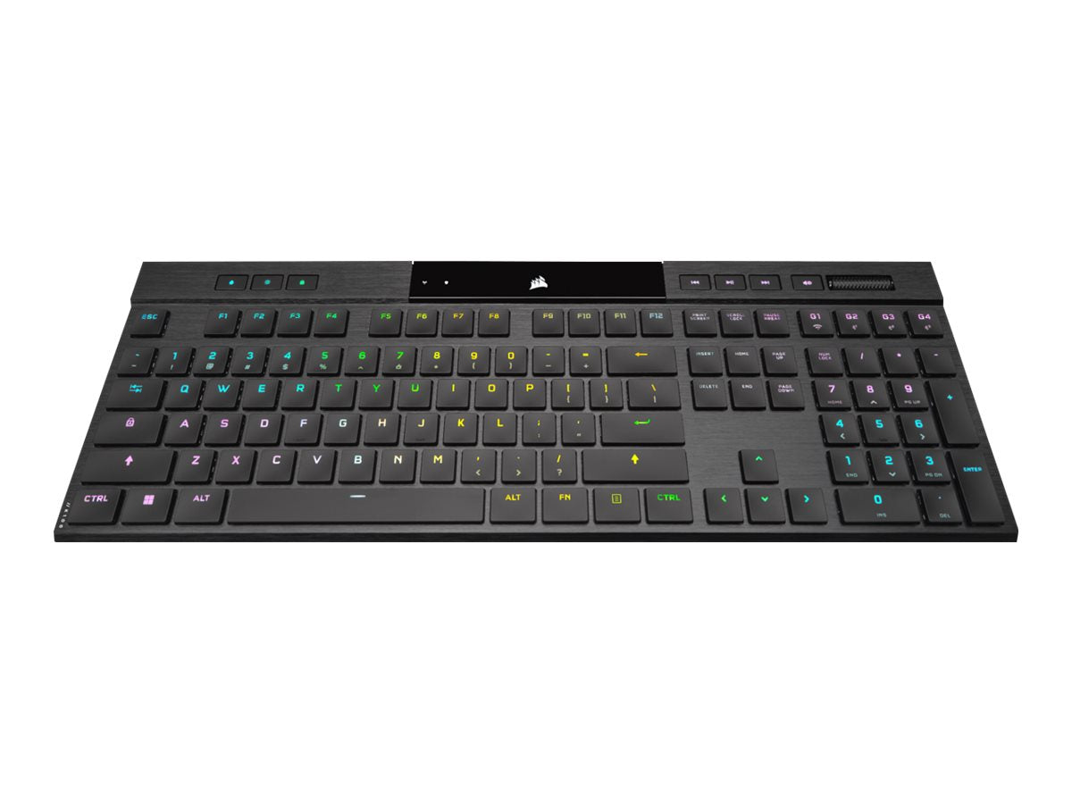 Corsair Gaming K100 Air Rgb Tastatur Mekanisk Per-key Rgb Trådløs Kabling Nordisk Geekd Dk