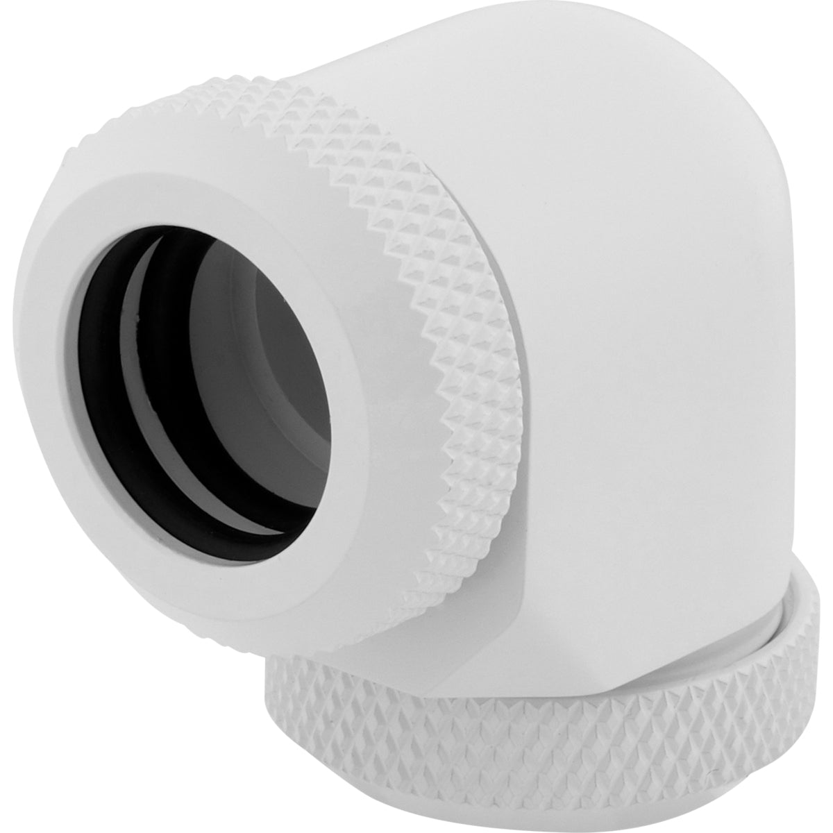 Corsair Hydro   Series Xf Hardline 90â  12mm Od Vinklet Fitting Til Flydende Kølesystem  -pack Hvid Vandkøling Geekd Dk