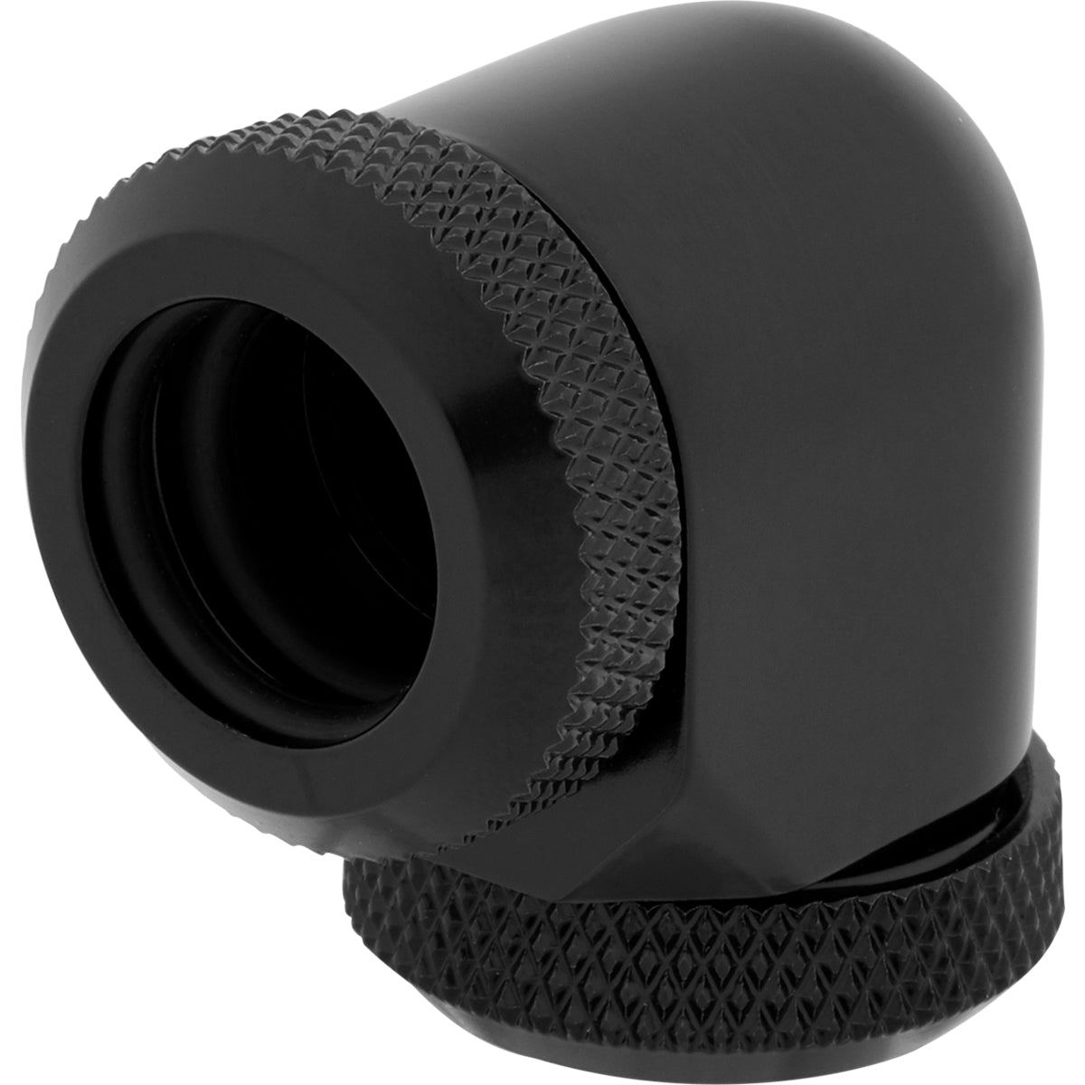 Corsair Hydro   Series Xf Hardline 90â  12mm Od Vinklet Fitting Til Flydende Kølesystem  -pack Sort Vandkøling Geekd Dk