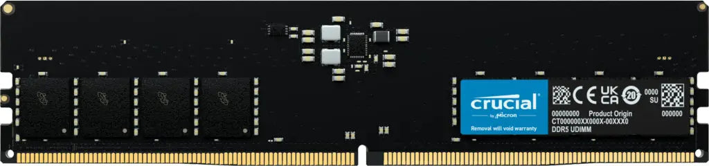 Crucial Ddr5 32gb 4800mhz Cl40 Ikke-ecc Ram Geekd Dk