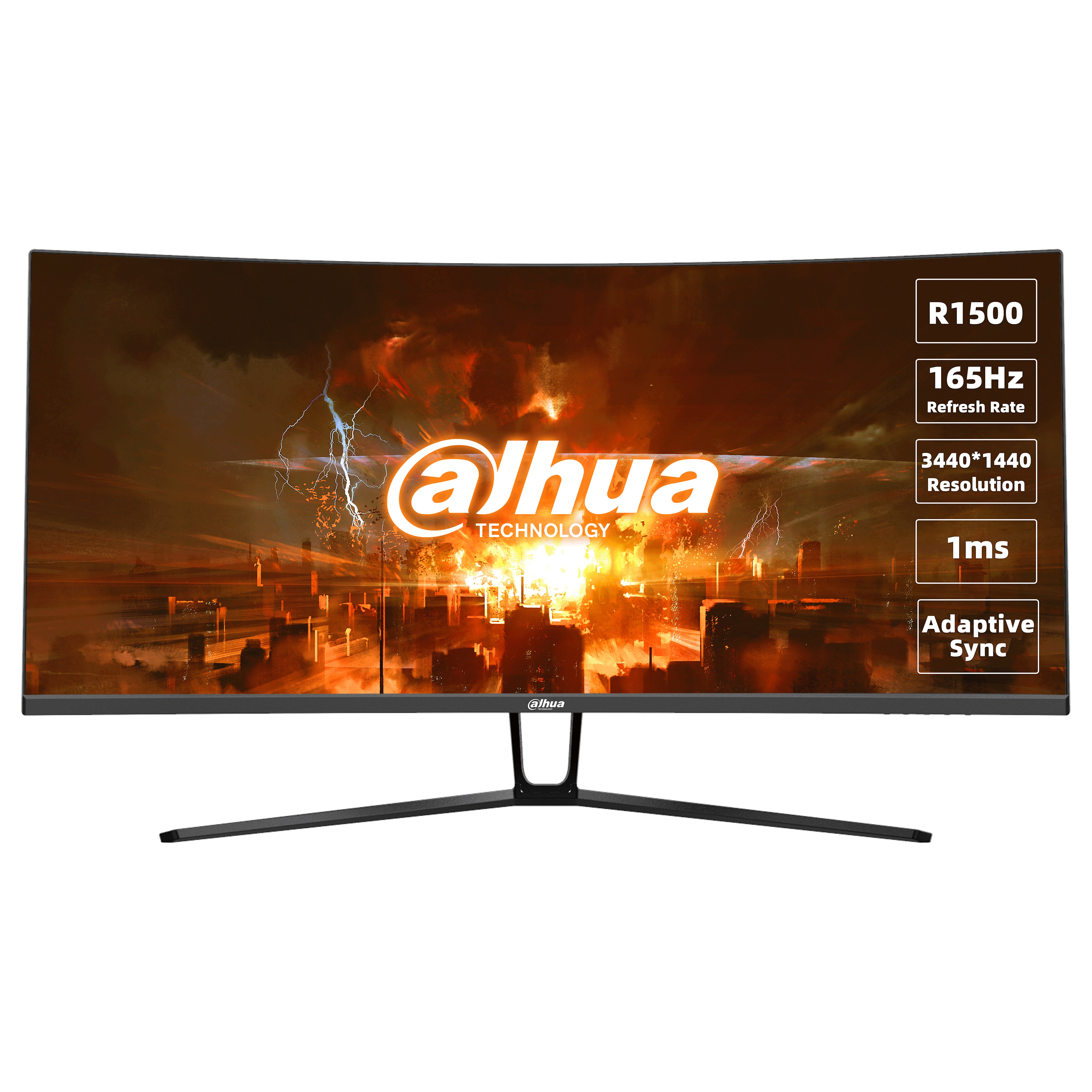 Dahua 34 Quot  Wqhd 21   Curved 165hz 1ms Skærm Geekd Dk