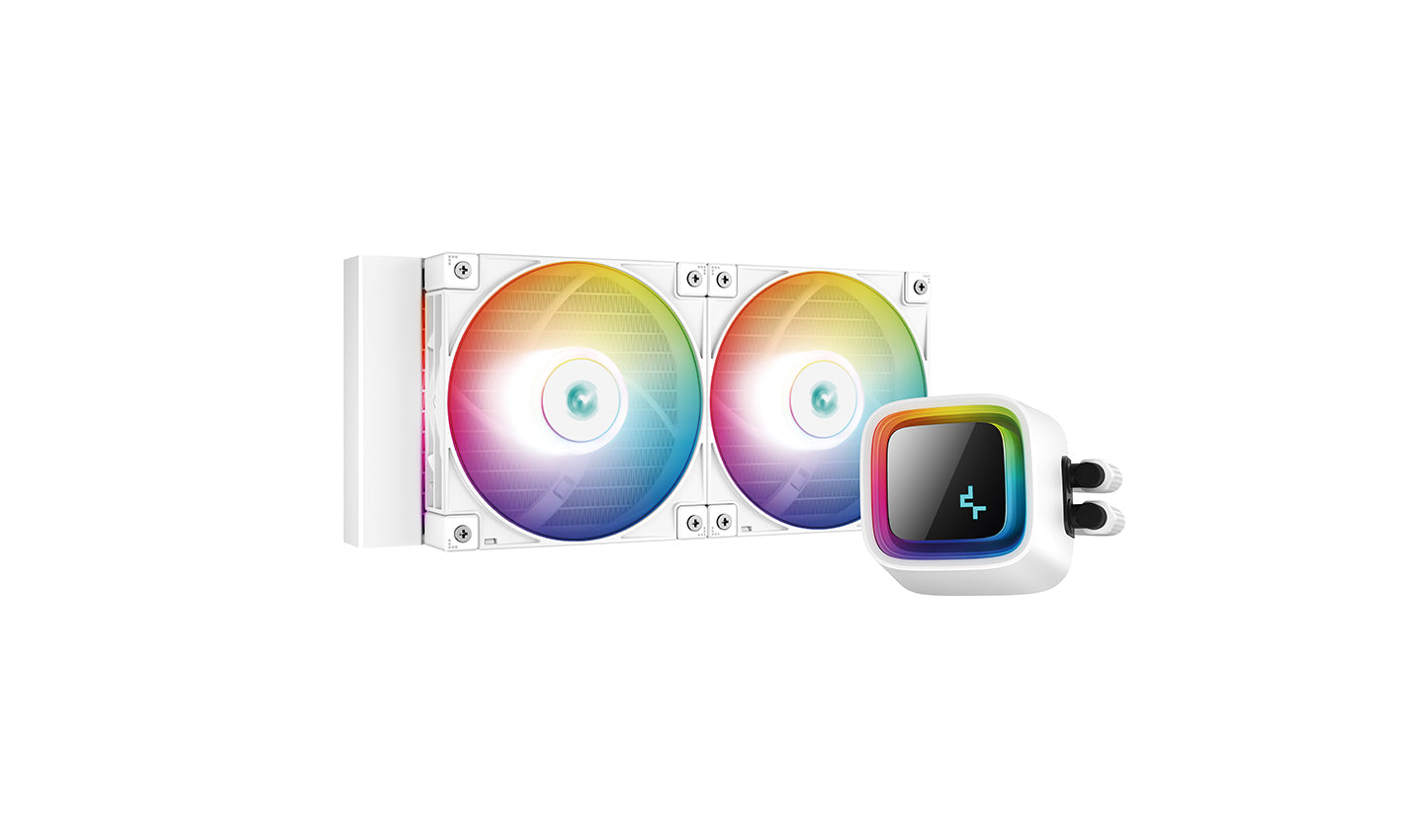 Deepcool Ls520 Wh Processors Flydende Kølesystem  -pack Hvid 120 Mm Vandkøling Geekd Dk