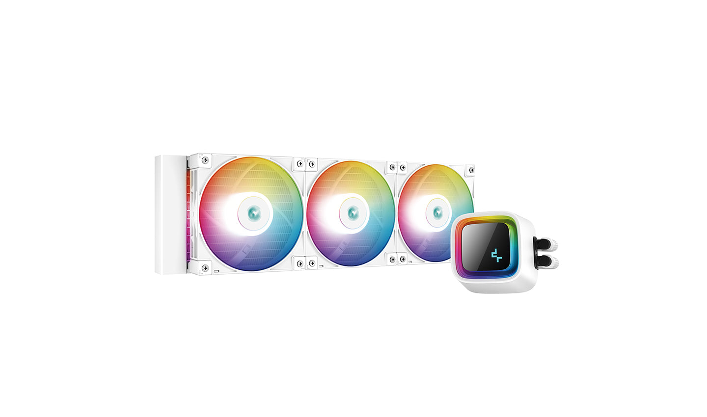 Deepcool Ls720 Wh Processors Flydende Kølesystem  -pack Hvid 120 Mm Vandkøling Geekd Dk