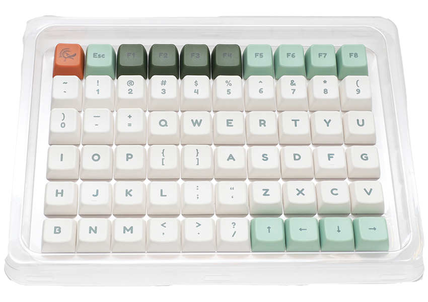 Ducky Dino 132 Keycap Set Mda Profile Pbt Keycaps Geekd Dk