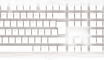 Ducky White 115 Keycap Set Seamless Double-shot Pbt Nordic Layout Keycaps Geekd Dk