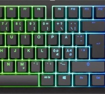 Ducky Zero Classic Cherry Red Rgb Trådløs Tastatur Geekd Dk