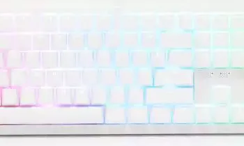 Ducky Zero White Cherry Red Rgb Trådløs Tastatur Geekd Dk