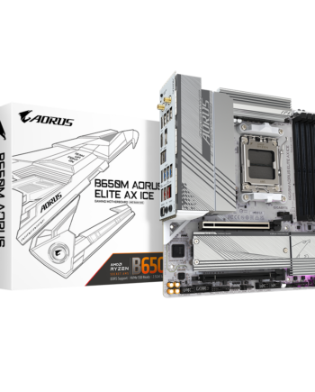 Gigabyte B650m Aorus Elite Ax Ice Bundkort Geekd Dk