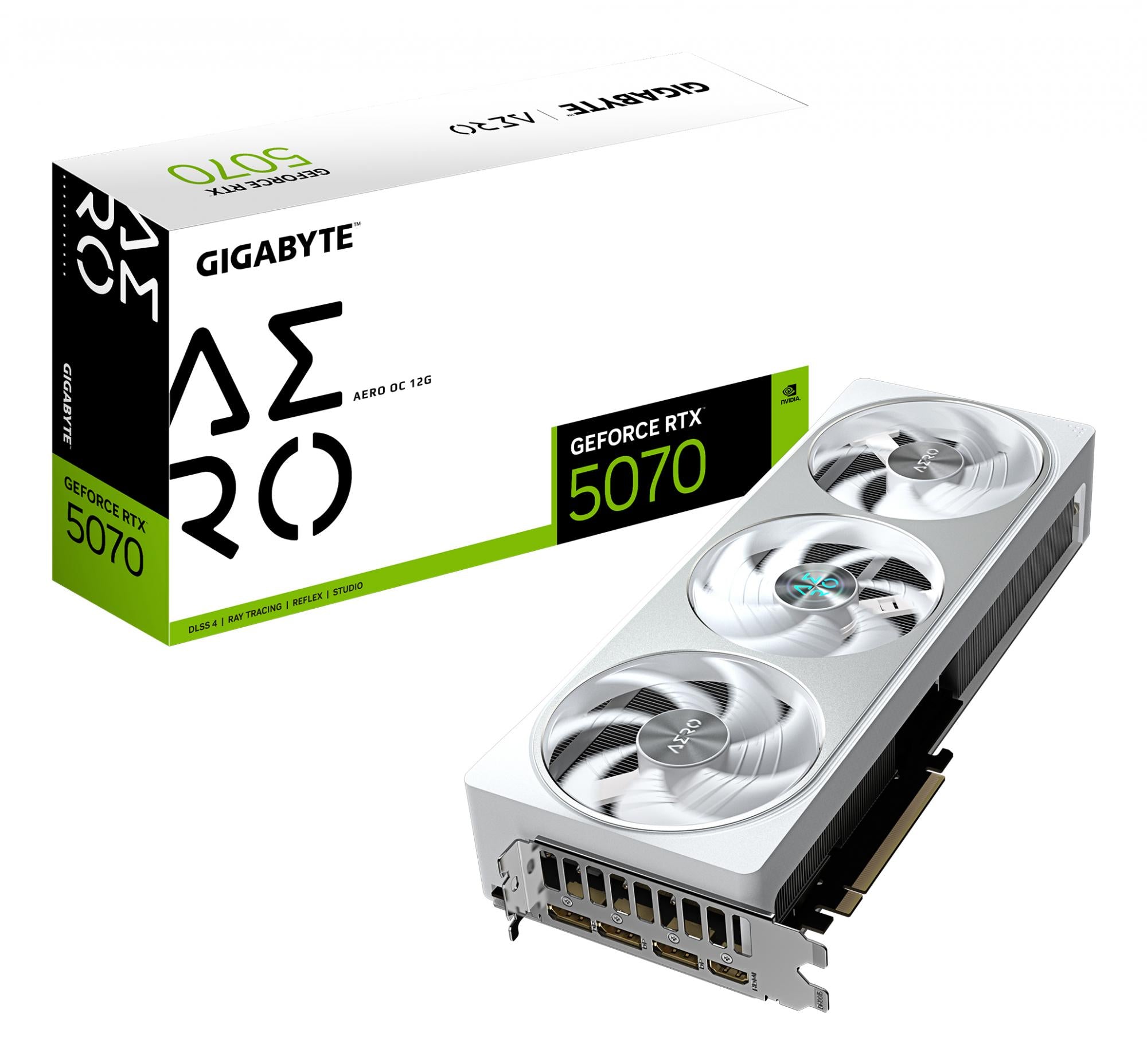 Gigabyte Geforce Rtx5070 Aero Oc 12gb Grafikkort Geekd Dk