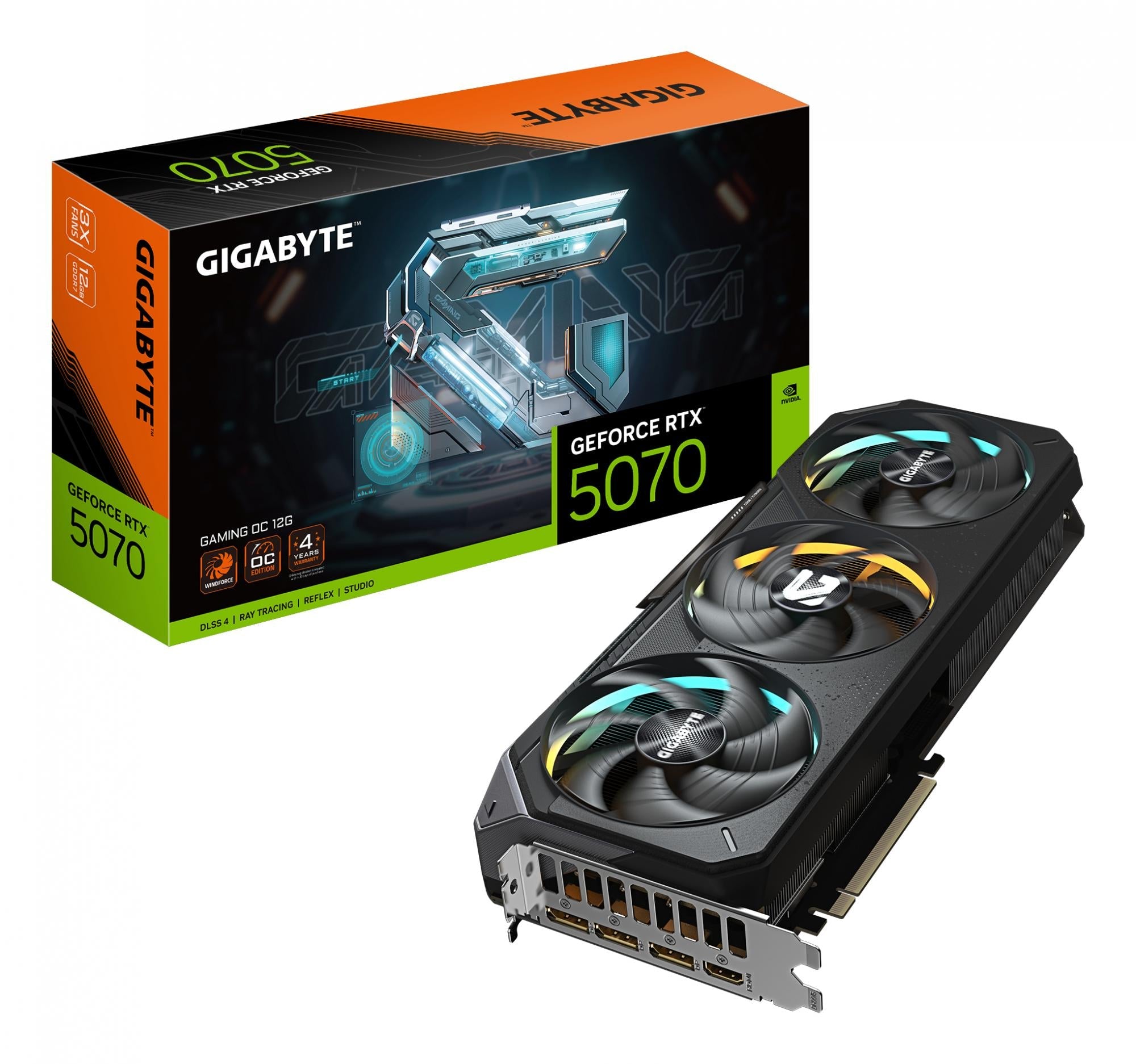 Gigabyte Geforce Rtx5070 Gaming Oc 12gb Grafikkort Geekd Dk