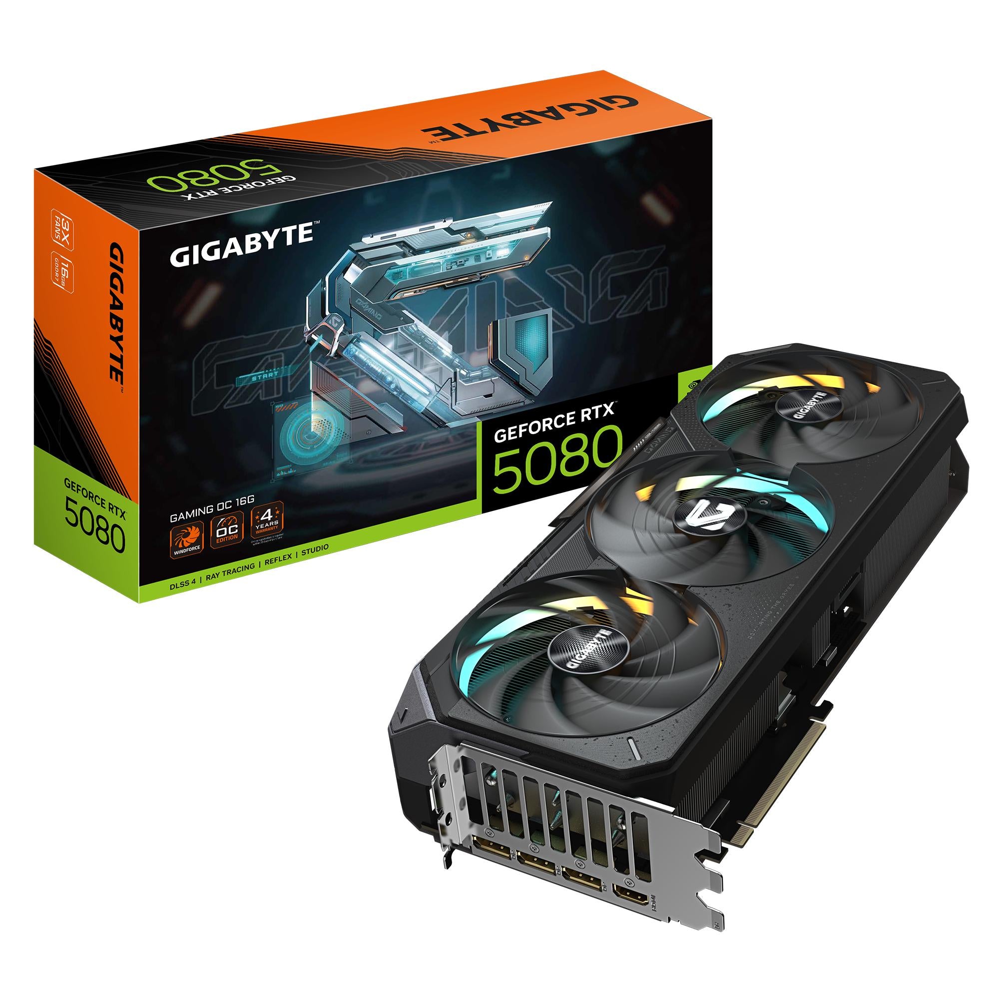 Gigabyte Geforce Rtx 5080 Gaming Oc 16gb Grafikkort Geekd Dk