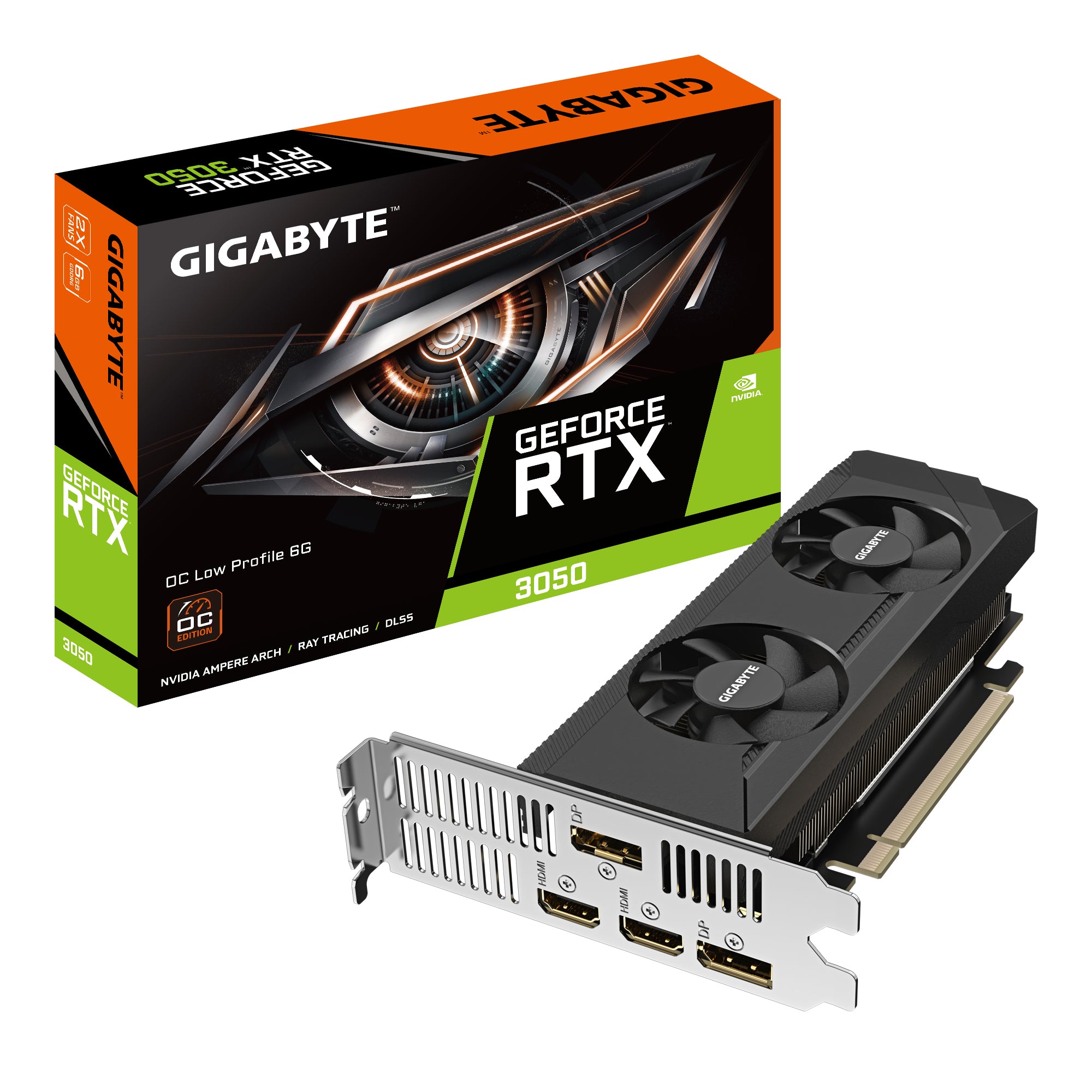 Gigabyte Vga Gbt Rtx 3050 6gb Oc Low Profile Grafikkort Geekd Dk