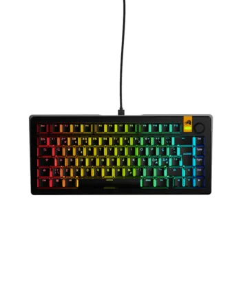 Glorious Gmmk   He 75  Prebuilt Wired Sort Nd Tastatur Geekd Dk
