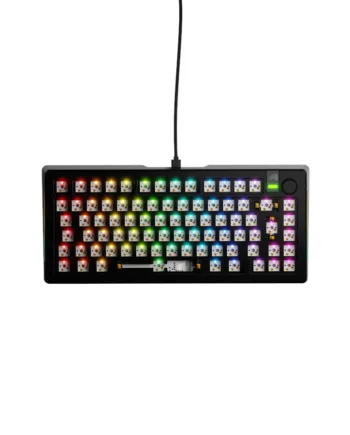 Glorious Gmmk   Pro 75  Barebones Wired Sort Iso Tastatur Geekd Dk
