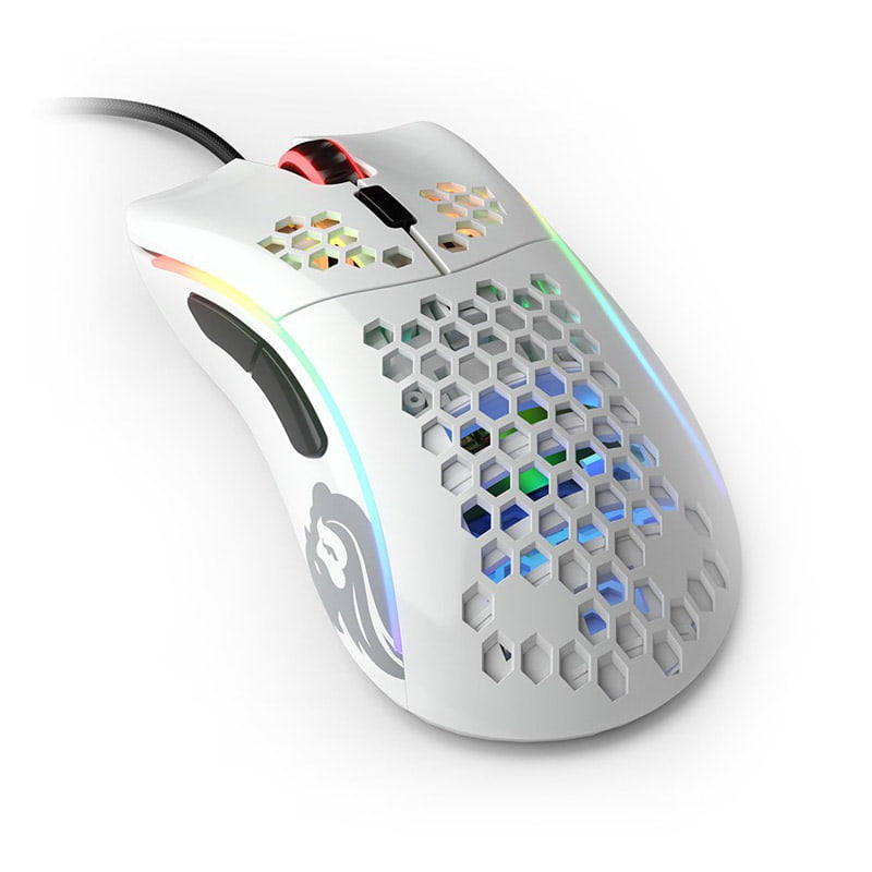 Glorious Model  - Gaming-mouse Glossy White Mus Geekd Dk
