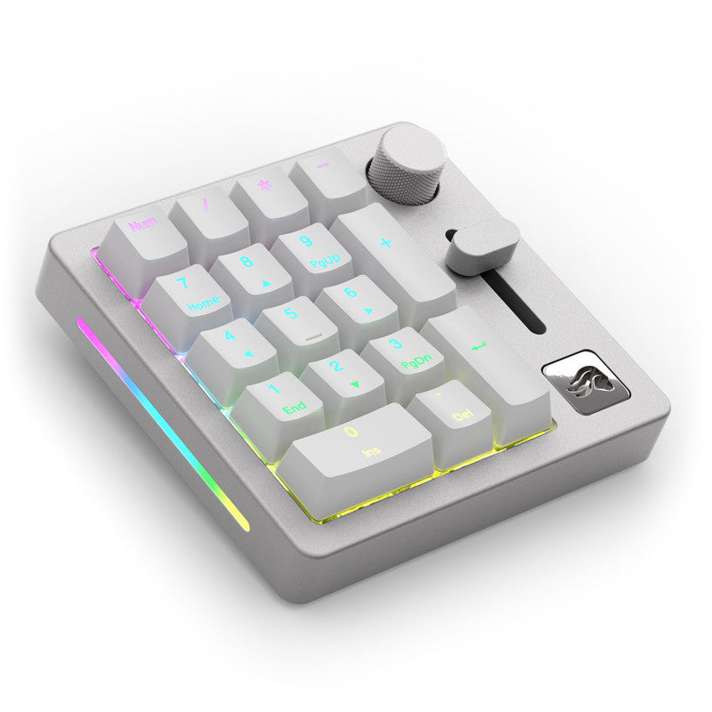 Glorious Numpad Prebuilt Wireless White Ice Geekd Dk