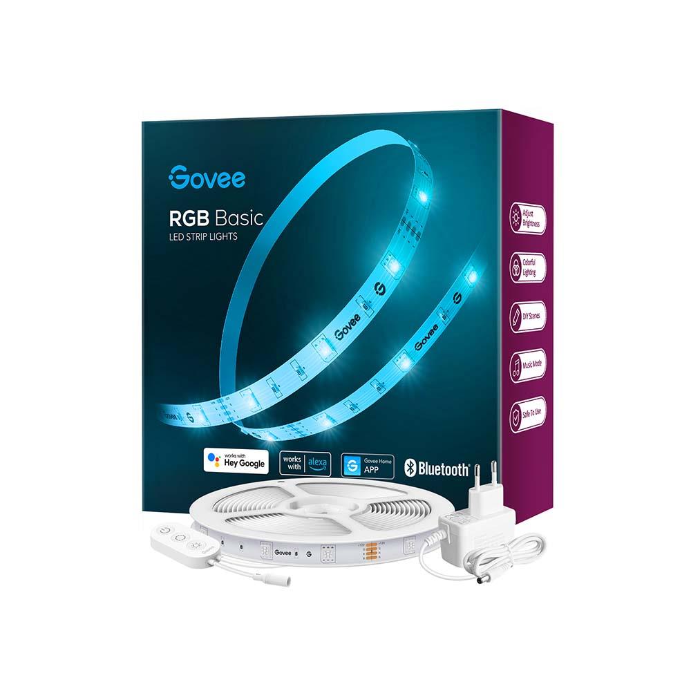 Govee Rgb Led Lysstrip Basic Wifi Bluetooth 10   Geekd Dk