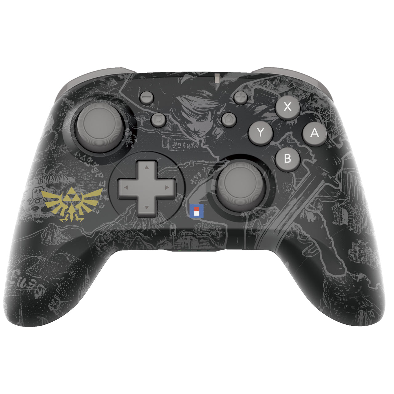 Hori Horipad Wireless Zelda Black Grey Controller Geekd Dk