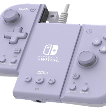 Hori Split Pad Compact Attachment Set  Lavender  Switch Udstyr Geekd Dk