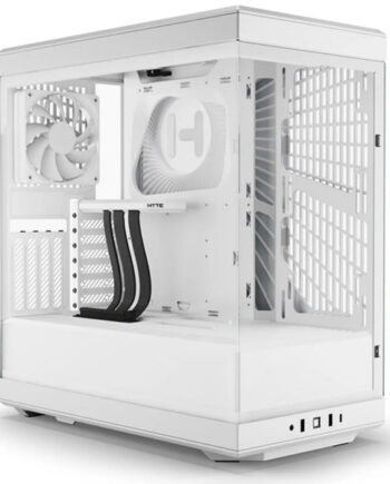 Hyte Y40 Snow White Miditower Panoramic Glass Veil  Included Pcie     Riser Cable    Included Fans Kabinet Geekd Dk