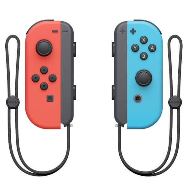 Joy-con Par Neon Rød Neon Blå Konsol Geekd Dk