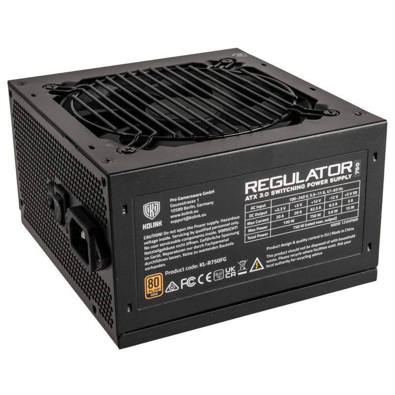 Kolink Kl-r750fg Psu  Gen5  Gold 750w  Atx      600w 12vhpwr Geekd Dk