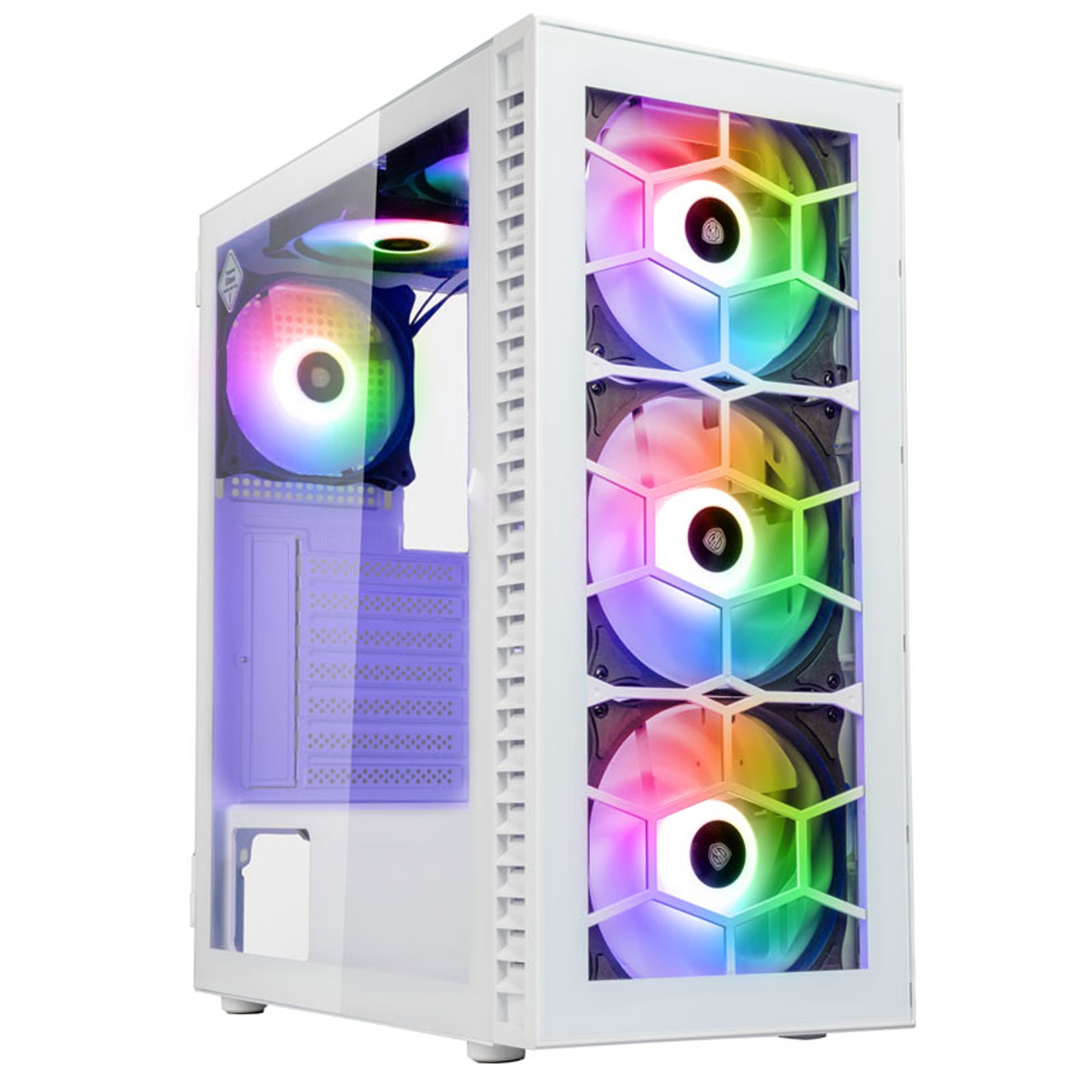 Kolink Observatory Hf Glass Argb Midi Tower Case White Kabinet Geekd Dk