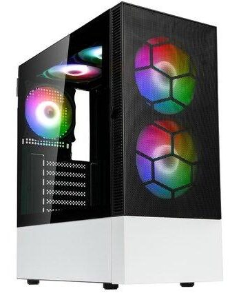 Kolink Observatory Mx Mesh Argb Midi Tower Case Black White Kabinet Geekd Dk