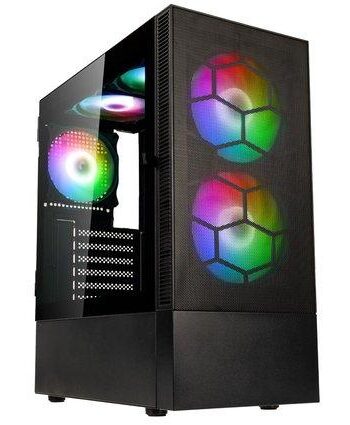 Kolink Observatory Mx Mesh Argb Midi Tower Case Sort Kabinet Geekd Dk