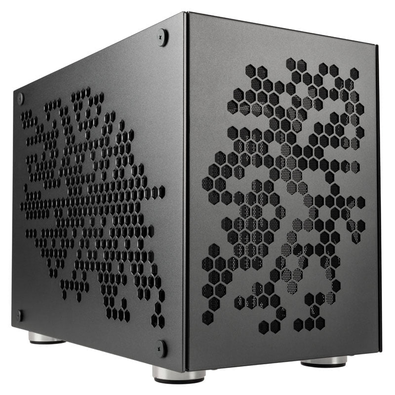 Kolink Rocket Heavy Vented Edition Aluminium Mini-itx Case-gunmetal Grey Kabinet Geekd Dk