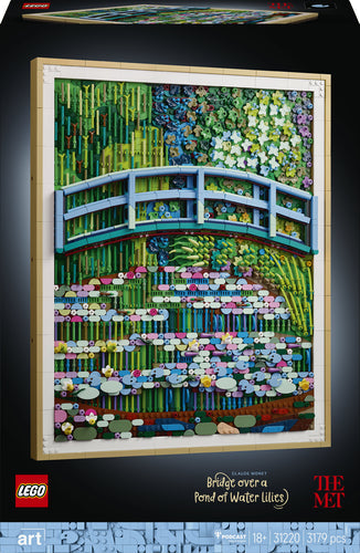 Lego Art Claude Monet Bridge Over   Water Lily Pond Geekd Dk