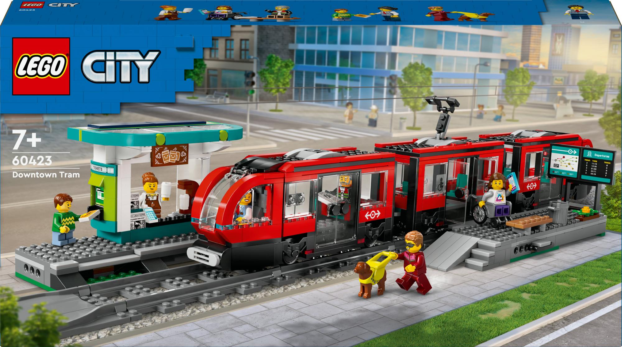 Lego 60423 City Tram With Stop Geekd Dk