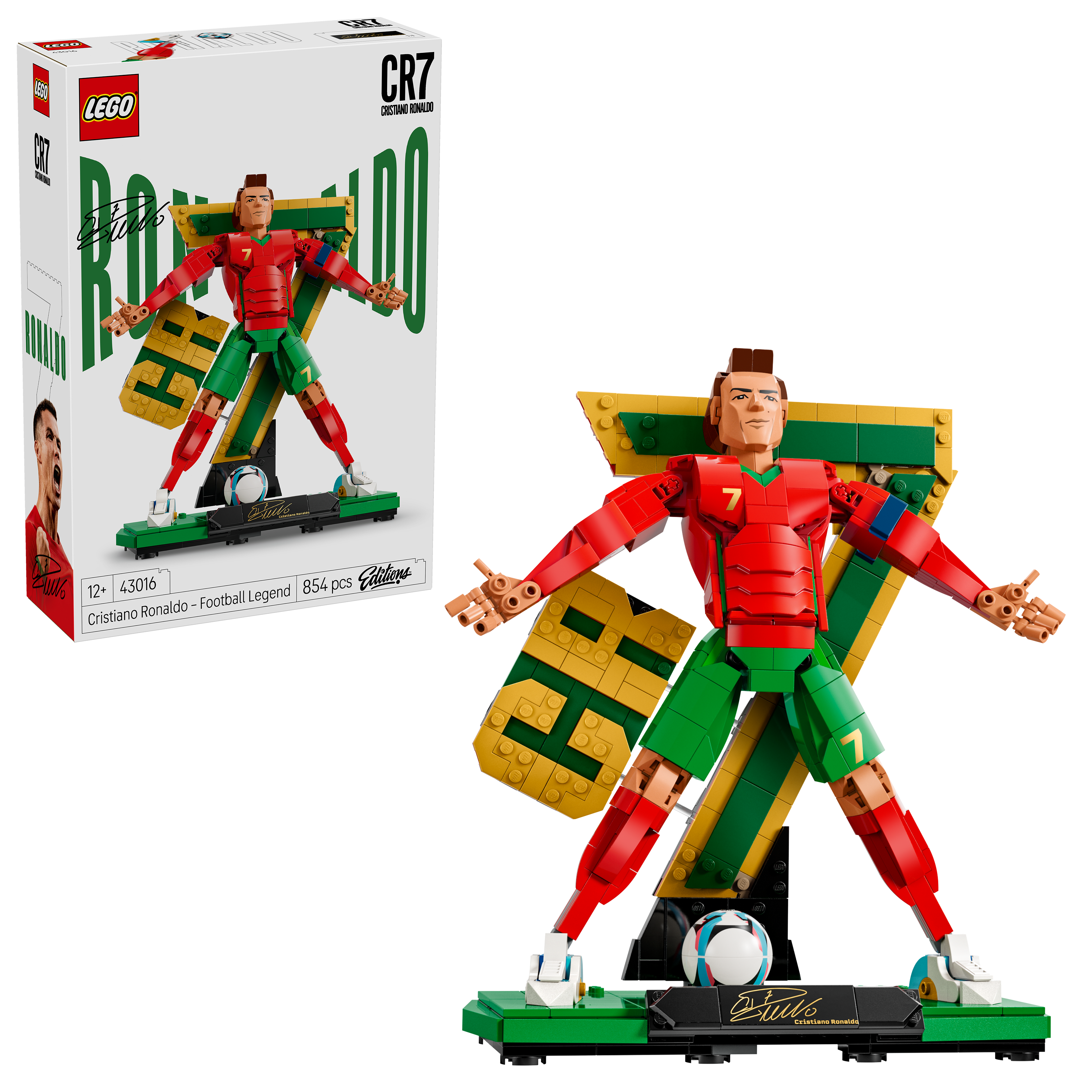 Lego Editions Football Cristiano Ronaldo   Football Legend  43016  Geekd Dk