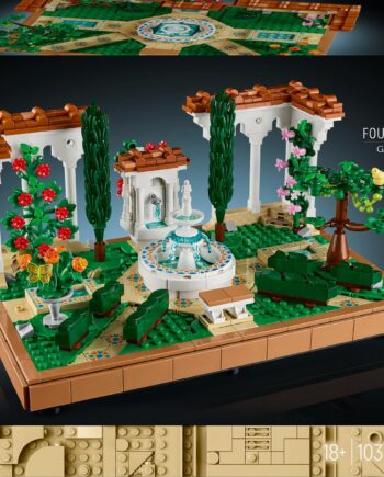 Lego 10359 Icons Fountain Garden Geekd Dk