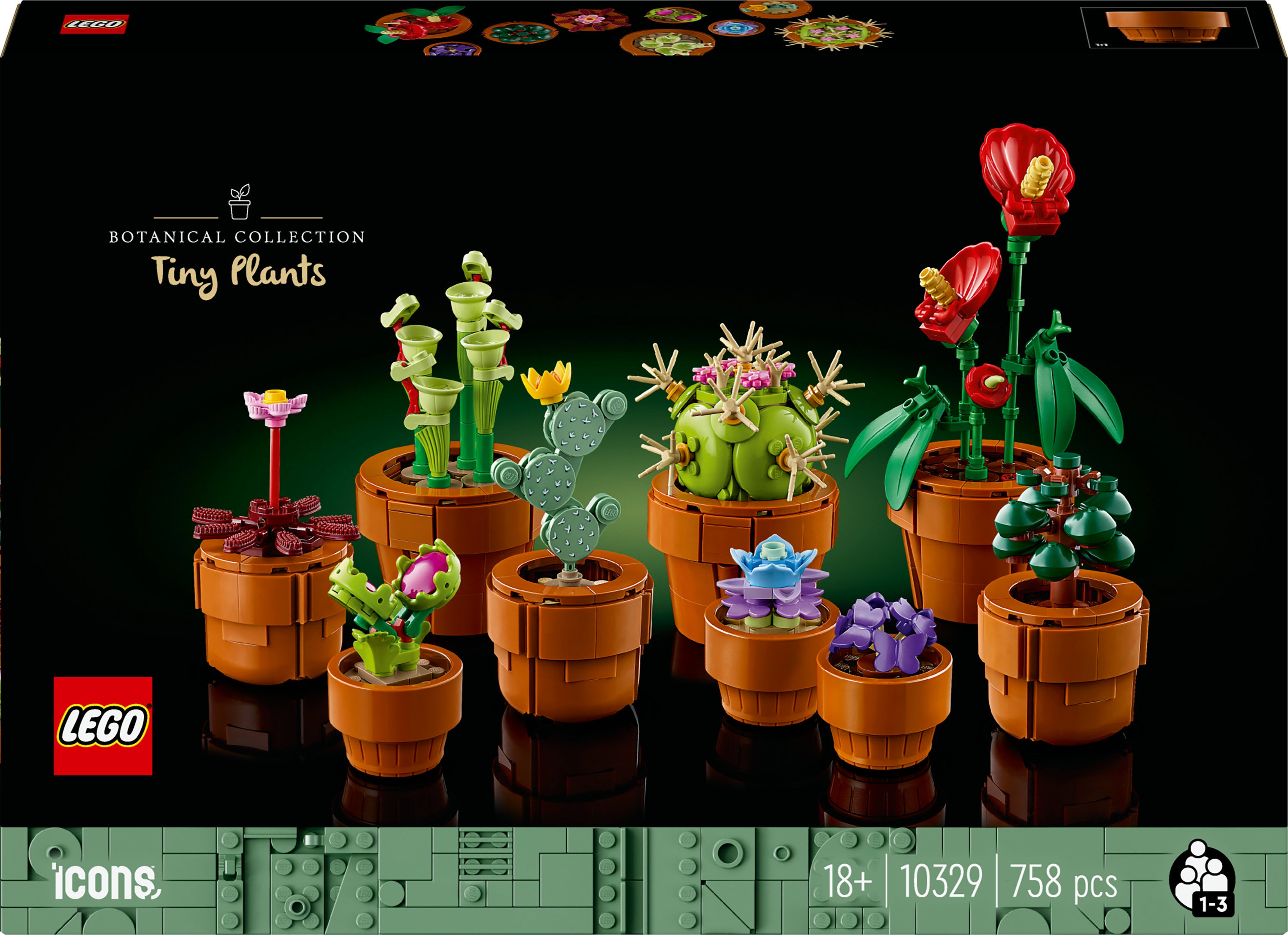 Lego 10329 Icons Mini Planter Geekd Dk