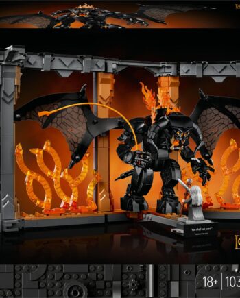 Lego 10367 Icons The Lord Of The Rings: Balrog Bookend Geekd Dk