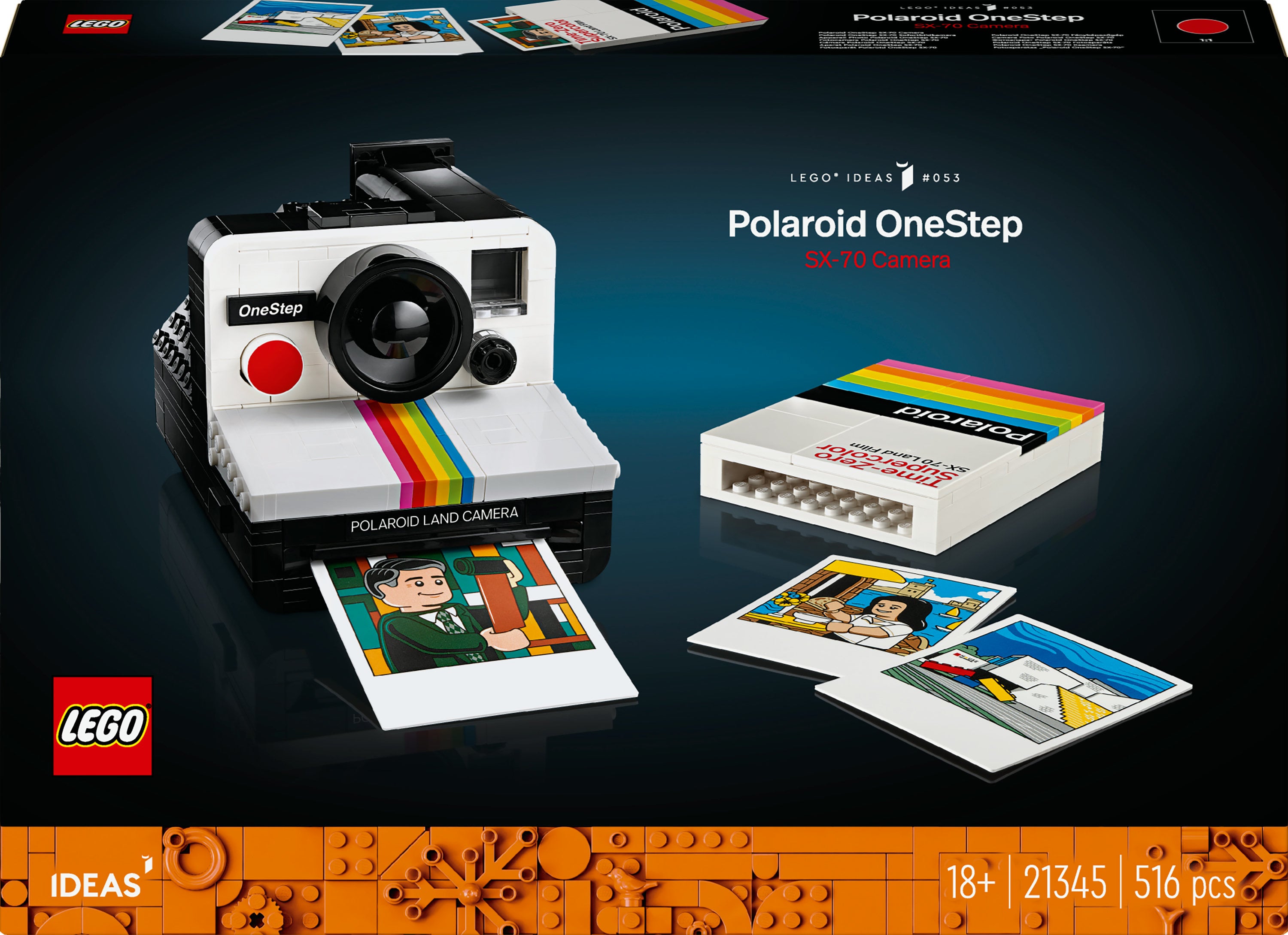 Lego Ideas Polaroid Onestep Sx-70 Camera  21345  Geekd Dk