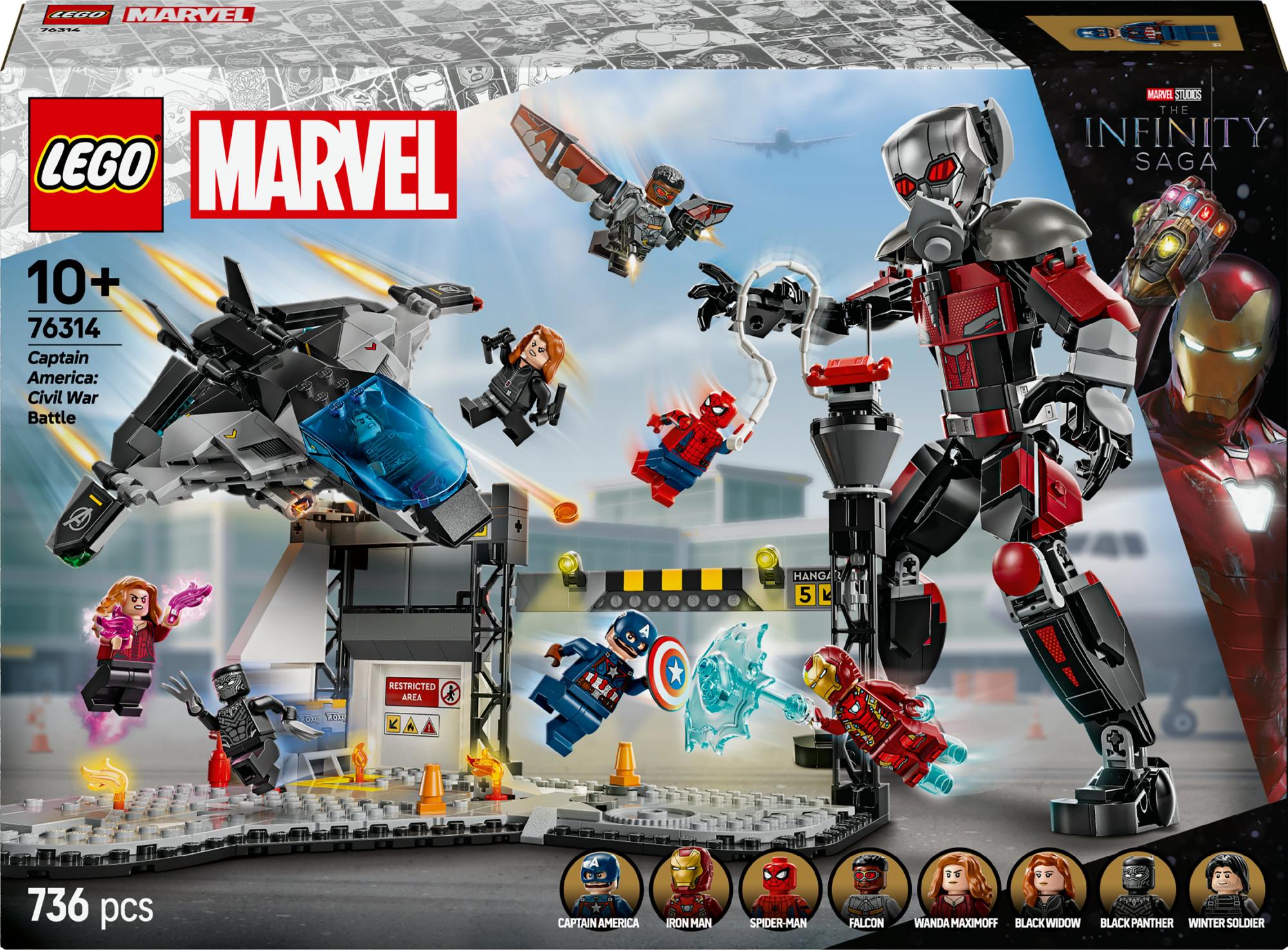Lego 76314 Marvel Super Heroes Captain America: Civil War Action Duel Geekd Dk