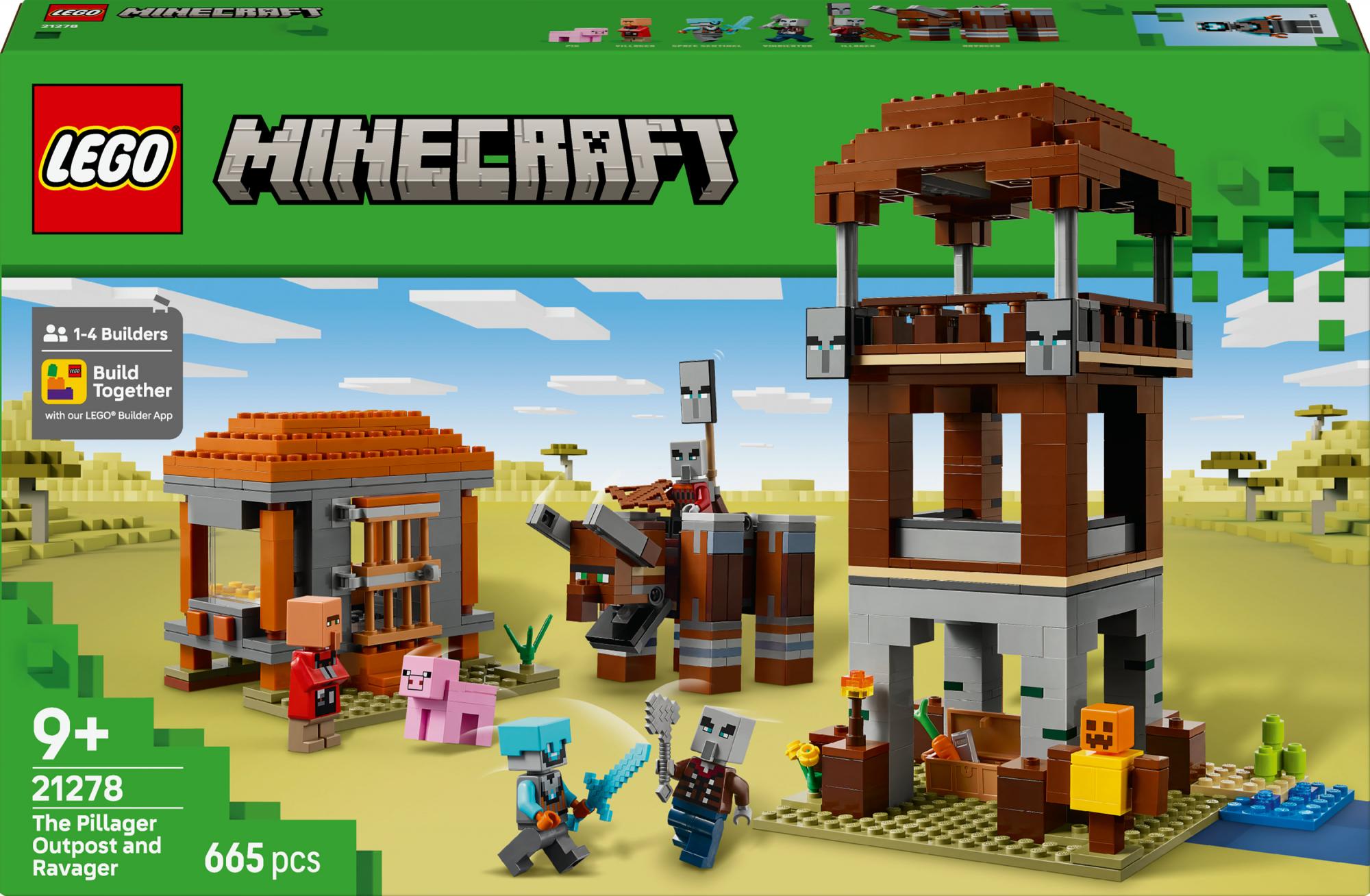 Lego Minecraft The Pillager Outpost And Ravager  21278  Geekd Dk